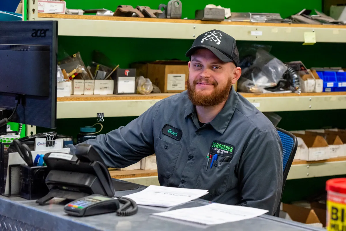 Team member at Schroeder Truck Repair