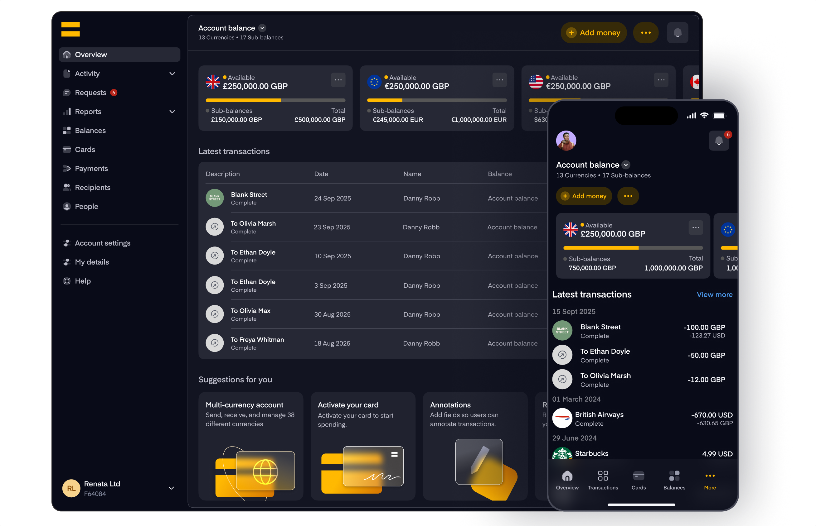 Equals Money expense management platform