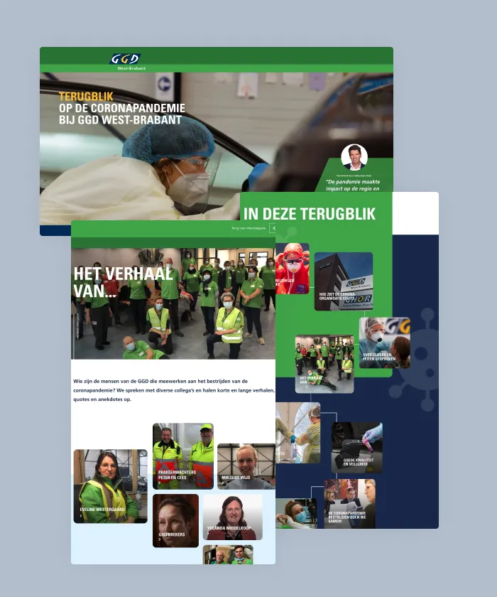 This online report contains scroll animations and interactive timelines to increase engagement across the publication.