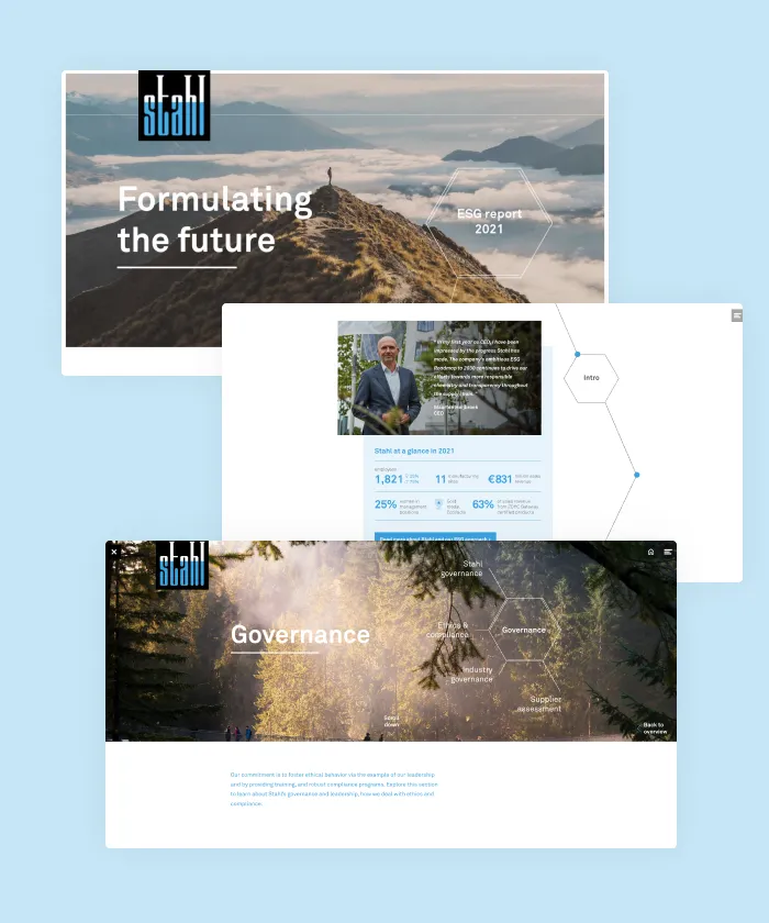 This interactive digital ESG report reflects the company's ambitious ESG Roadmap to 2030. It continues to drive efforts towards more responsible chemistry and transparency throughout its supply chain.