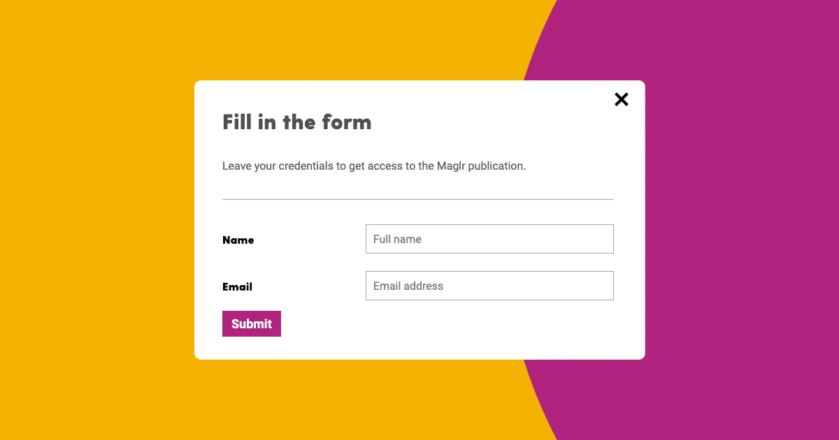 New: add content gates to Maglr publications