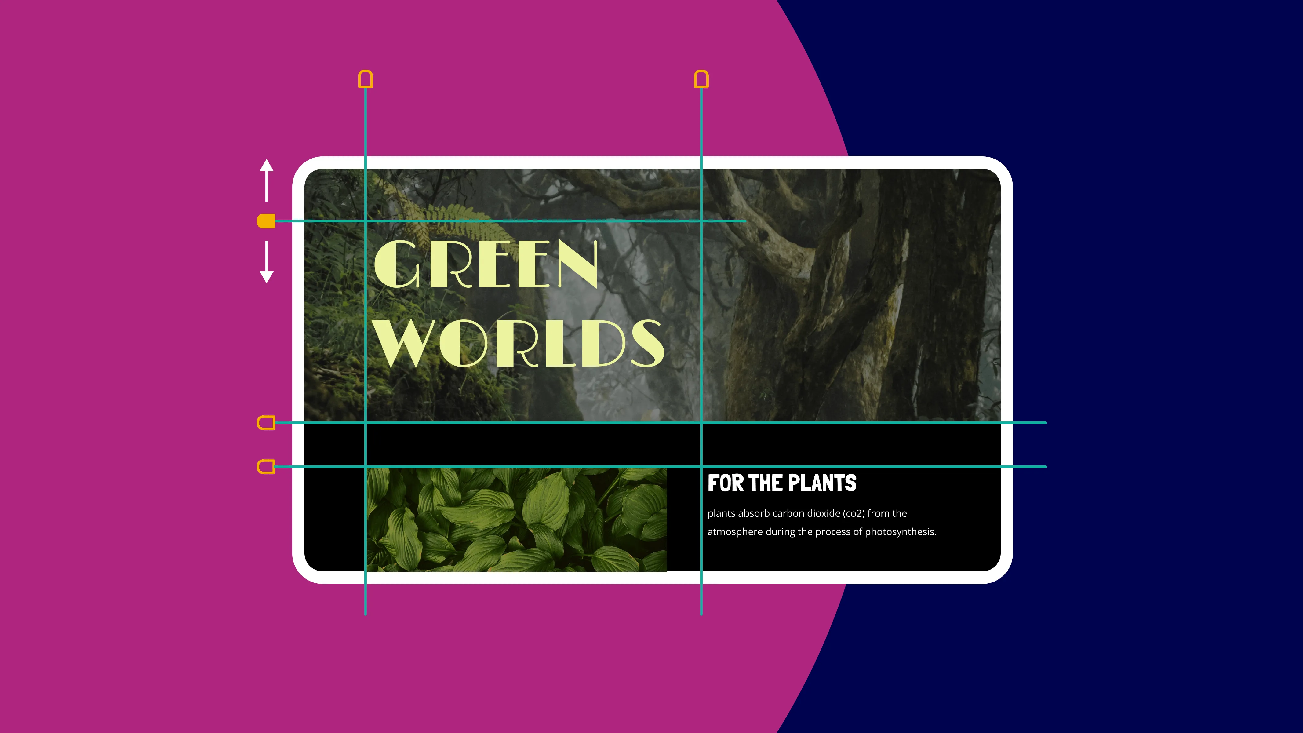 Vertically move content all at once with draggable boundaries
