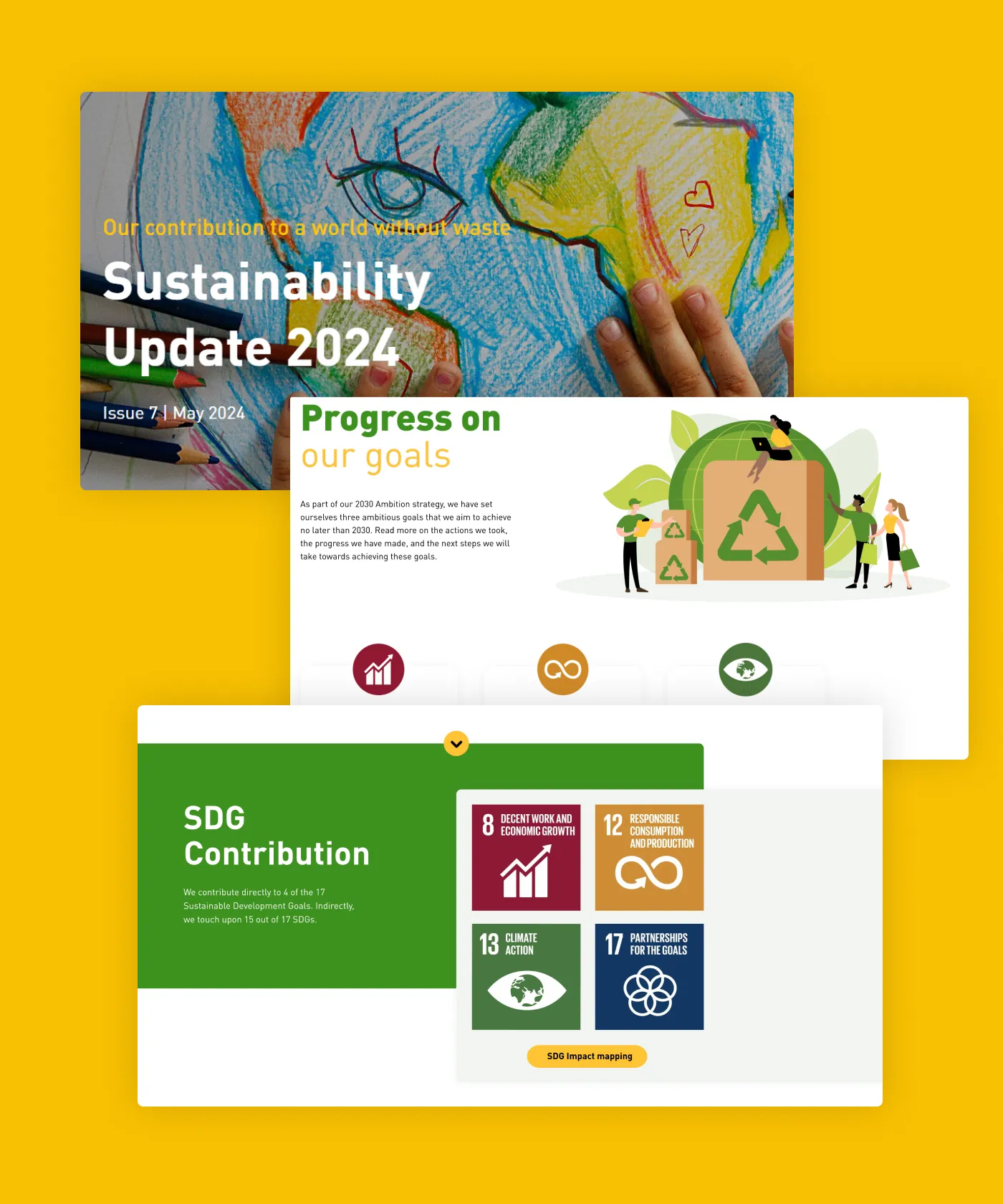 For the sixth year in a row LC packaging trusted Maglr with the design of their sustainability report.