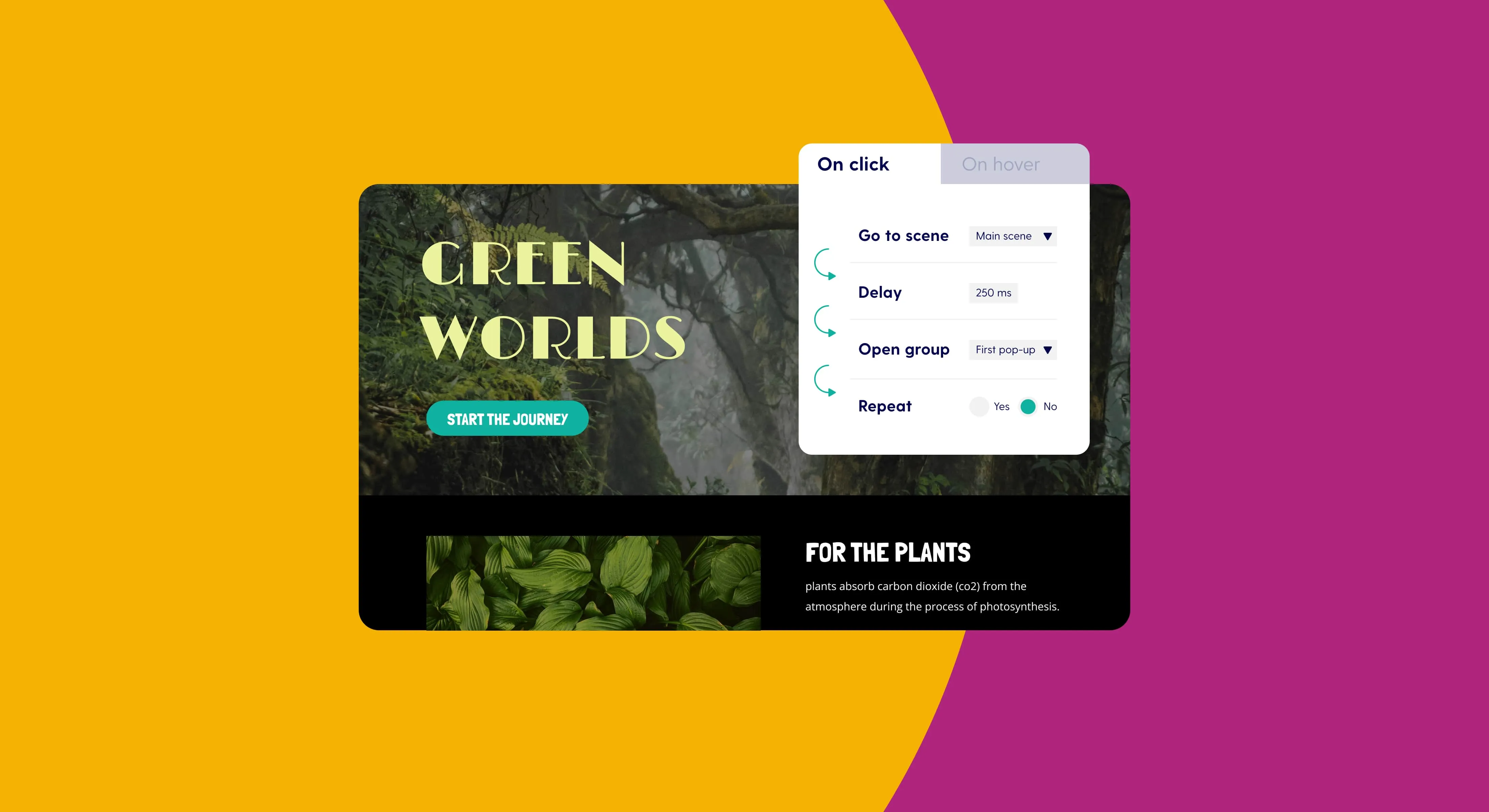 Add multiple actions to one element