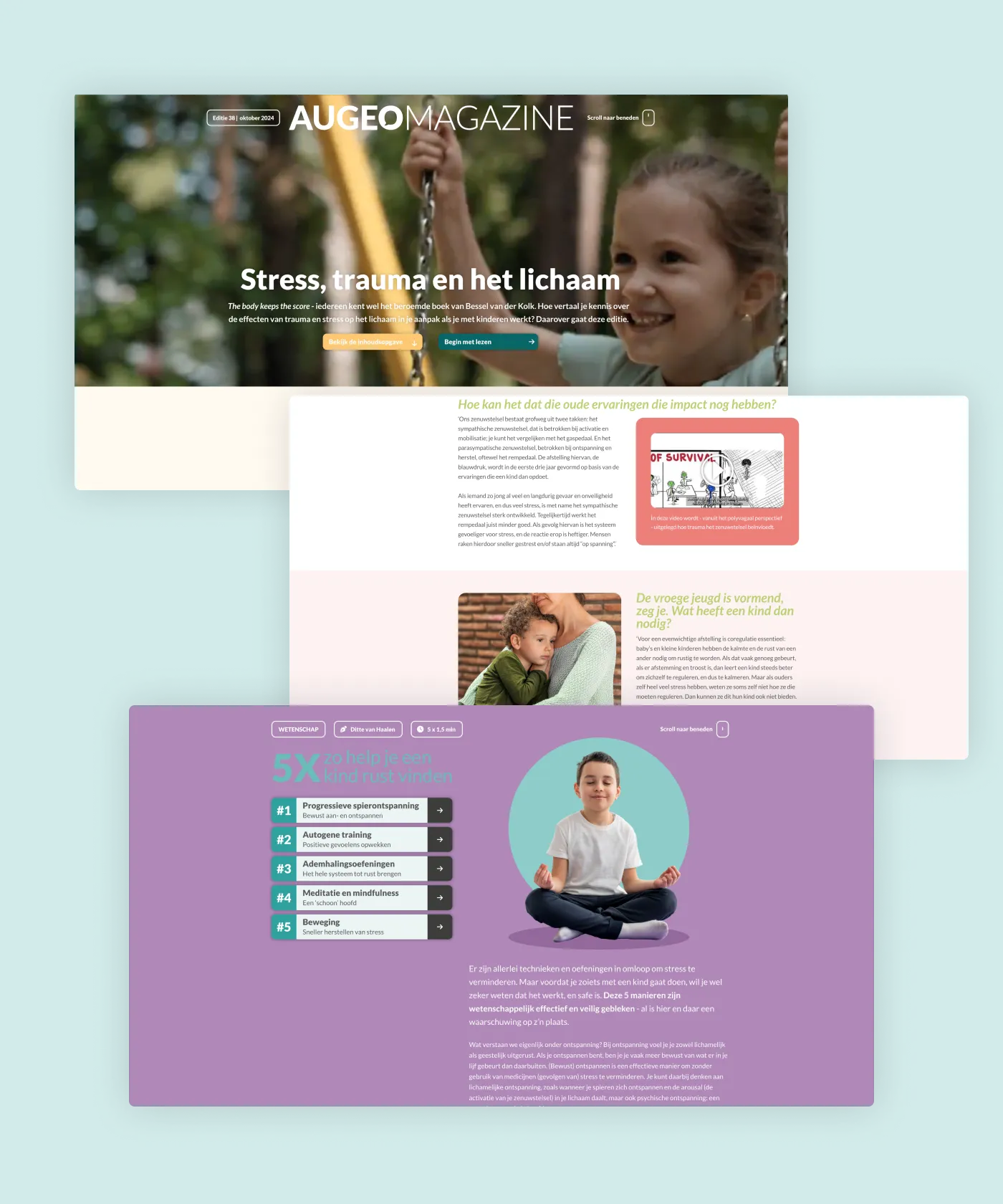 Augeo Foundation is dedicated to promoting safe and healthy childhoods, providing professionals and policymakers with the latest insights, research, and updates on child safety, along with key dilemmas and policy decisions. Published five times a year, the magazine keeps readers at the forefront of developments in child welfare and protection.