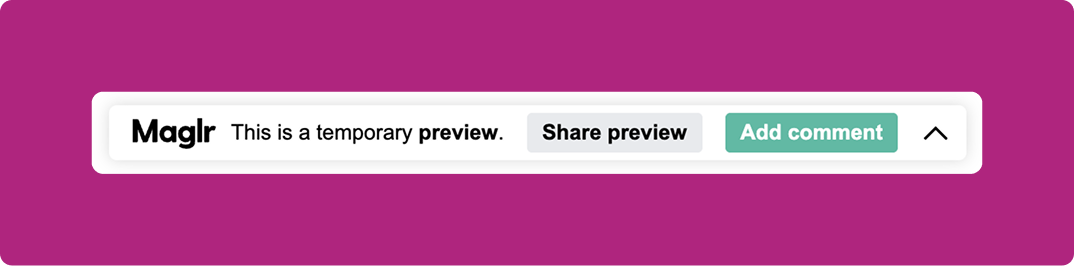 Screenshot of the add comment button