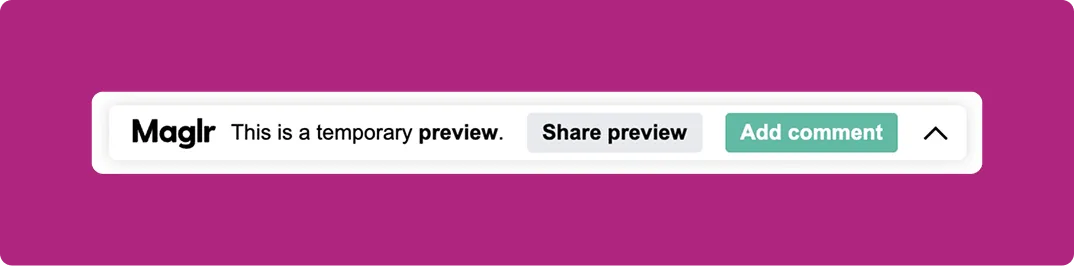 Screenshot of the add comment button
