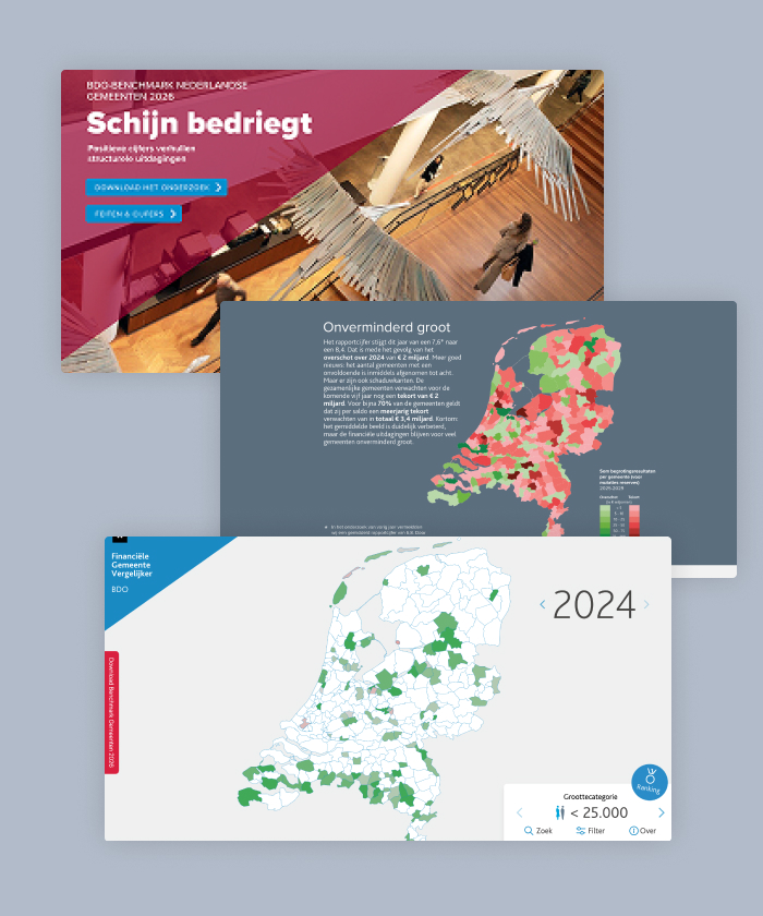 This digital report contains infographics and interactive maps to structurise the data.