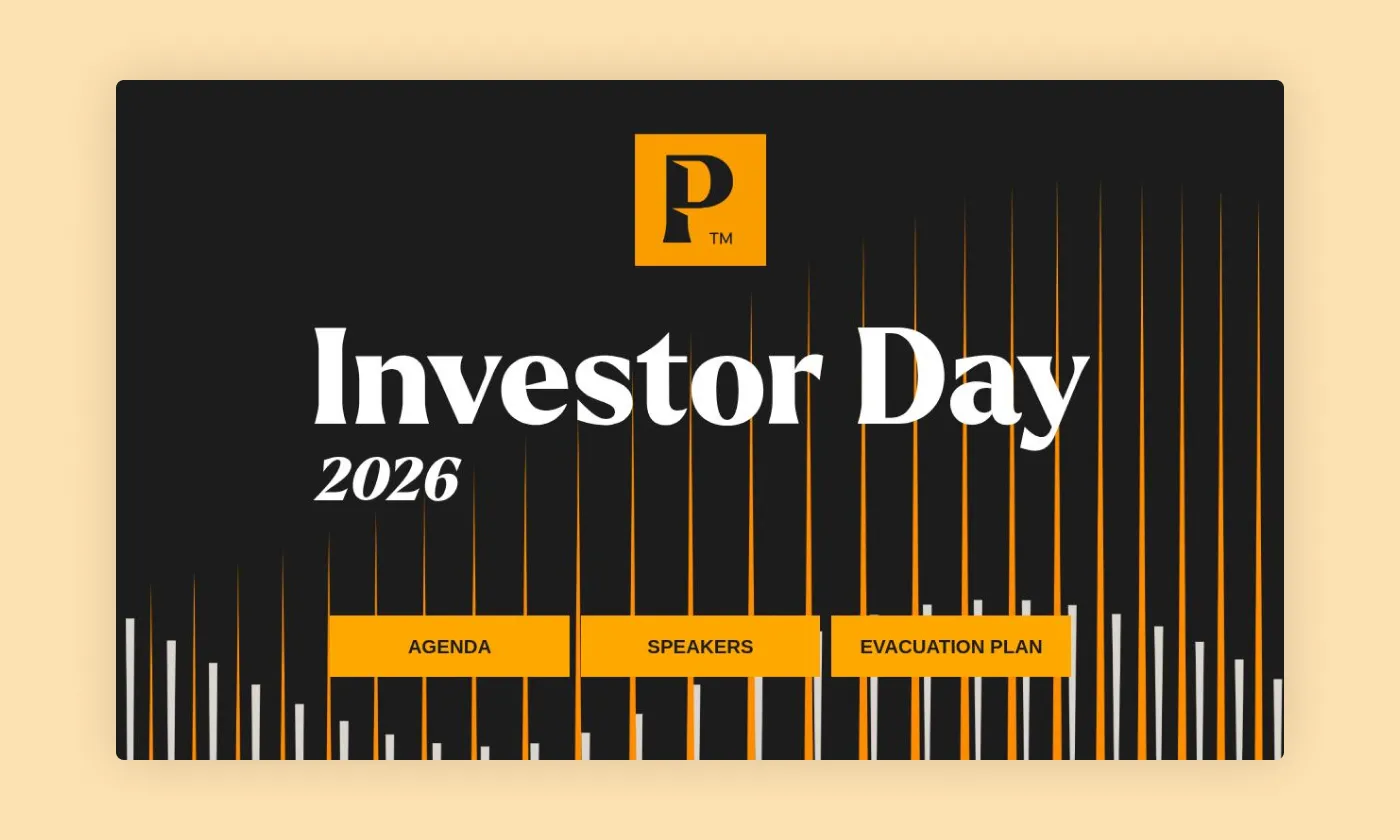 This page details the 2026 Investor Day schedule, featuring expert panels on market trends, fund performance, and strategic outlooks for the year ahead.