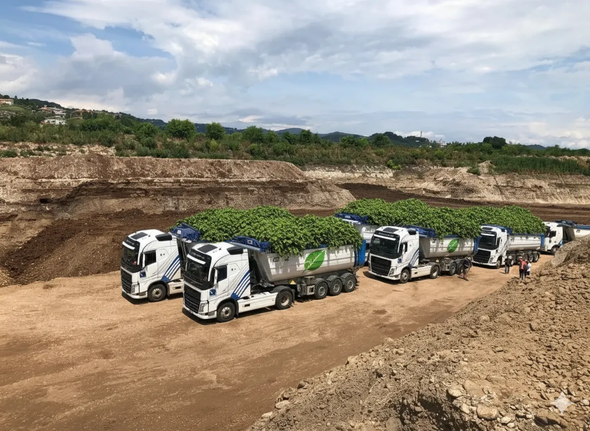 Logistica Sostenibile: Il Ruolo dei Carburanti Alternativi nel Trasporto di Materiali Inerti