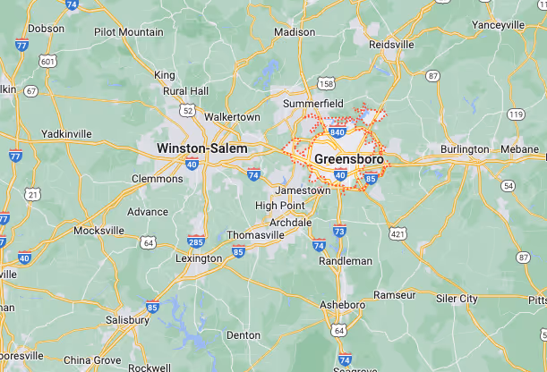 Map of the triad