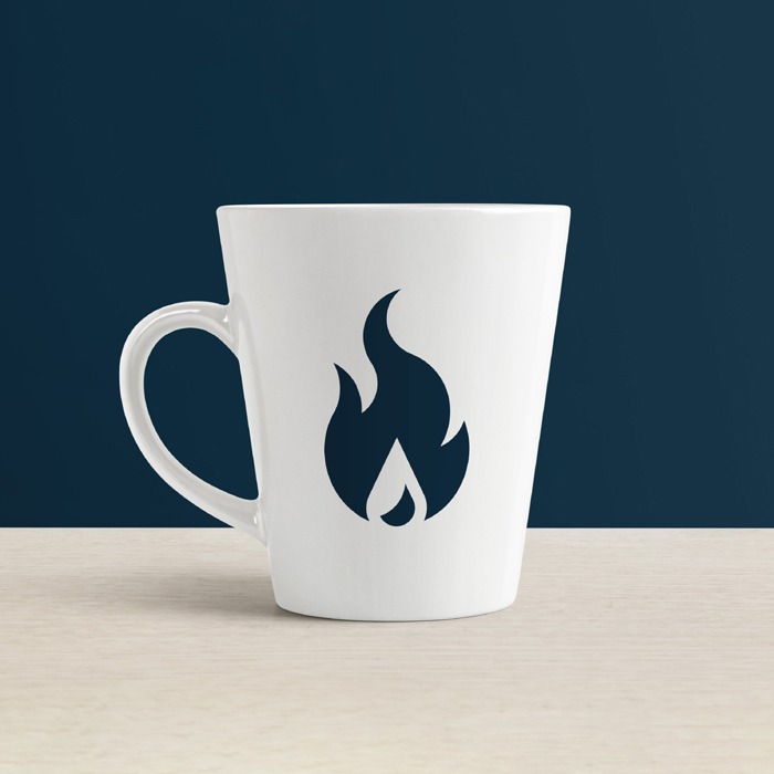 Therwood branded coffee mug.