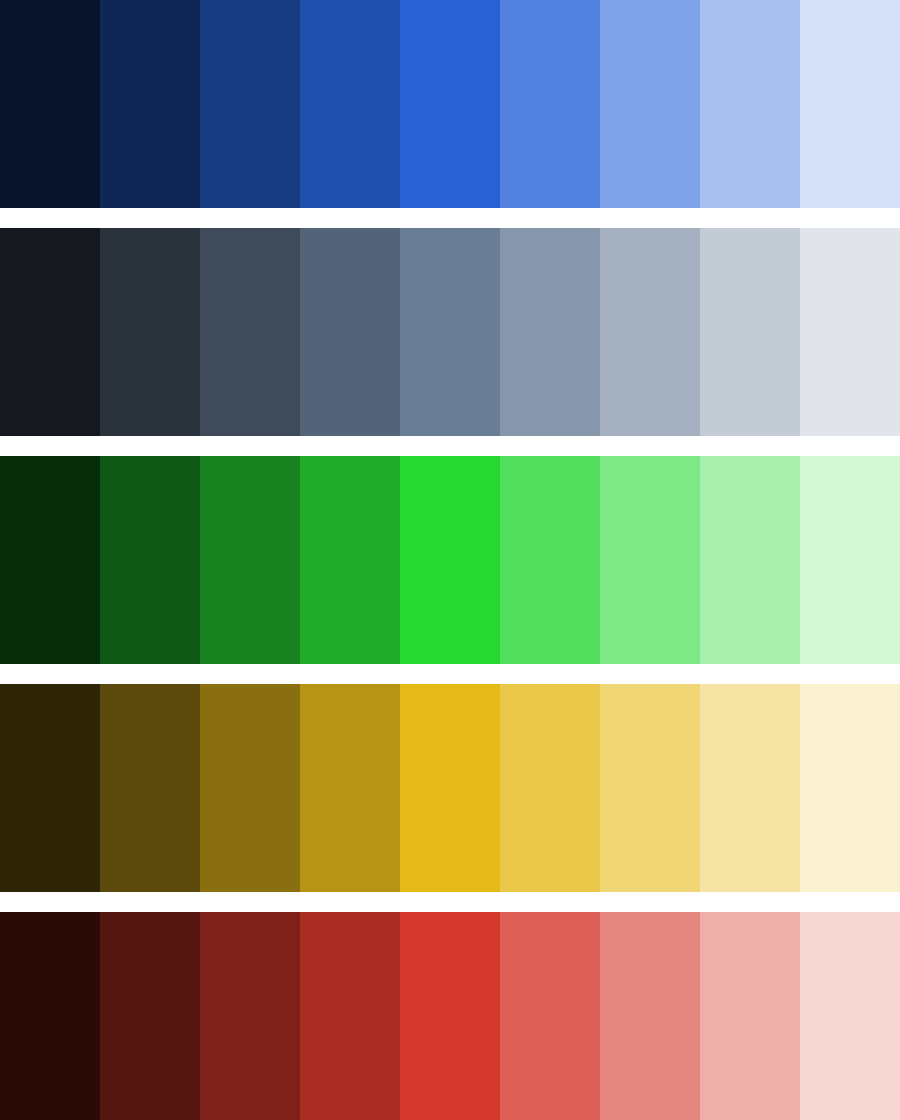 Fleeting color ramp. 