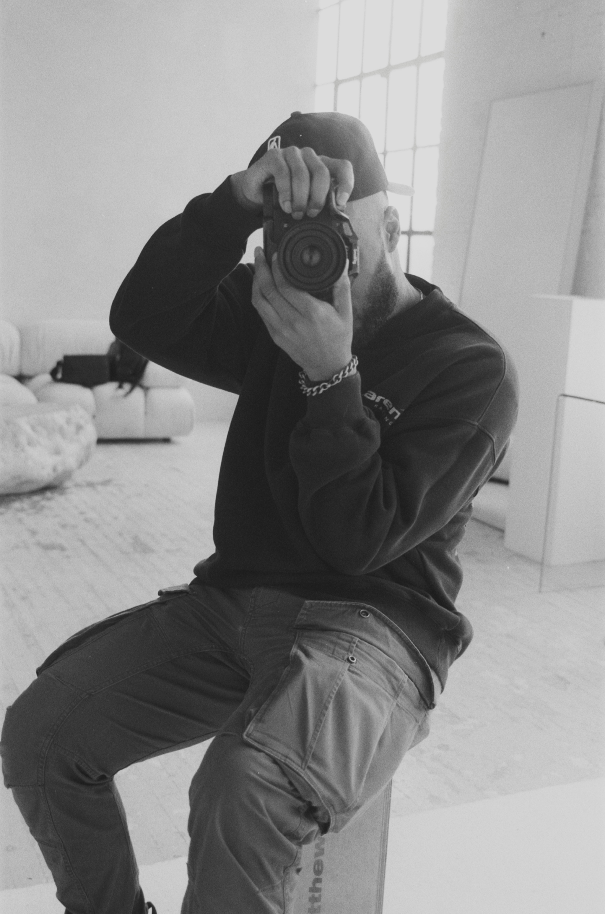 Ryan with a camera.