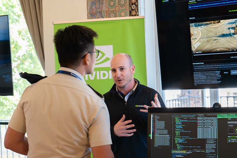 NVIDIA technologists interact with students, faculty, government and industry during Converge @ NPS on July 23, 2026, in conjunction with the commissioning activities of the NVIDIA DGX Systems for NPS.