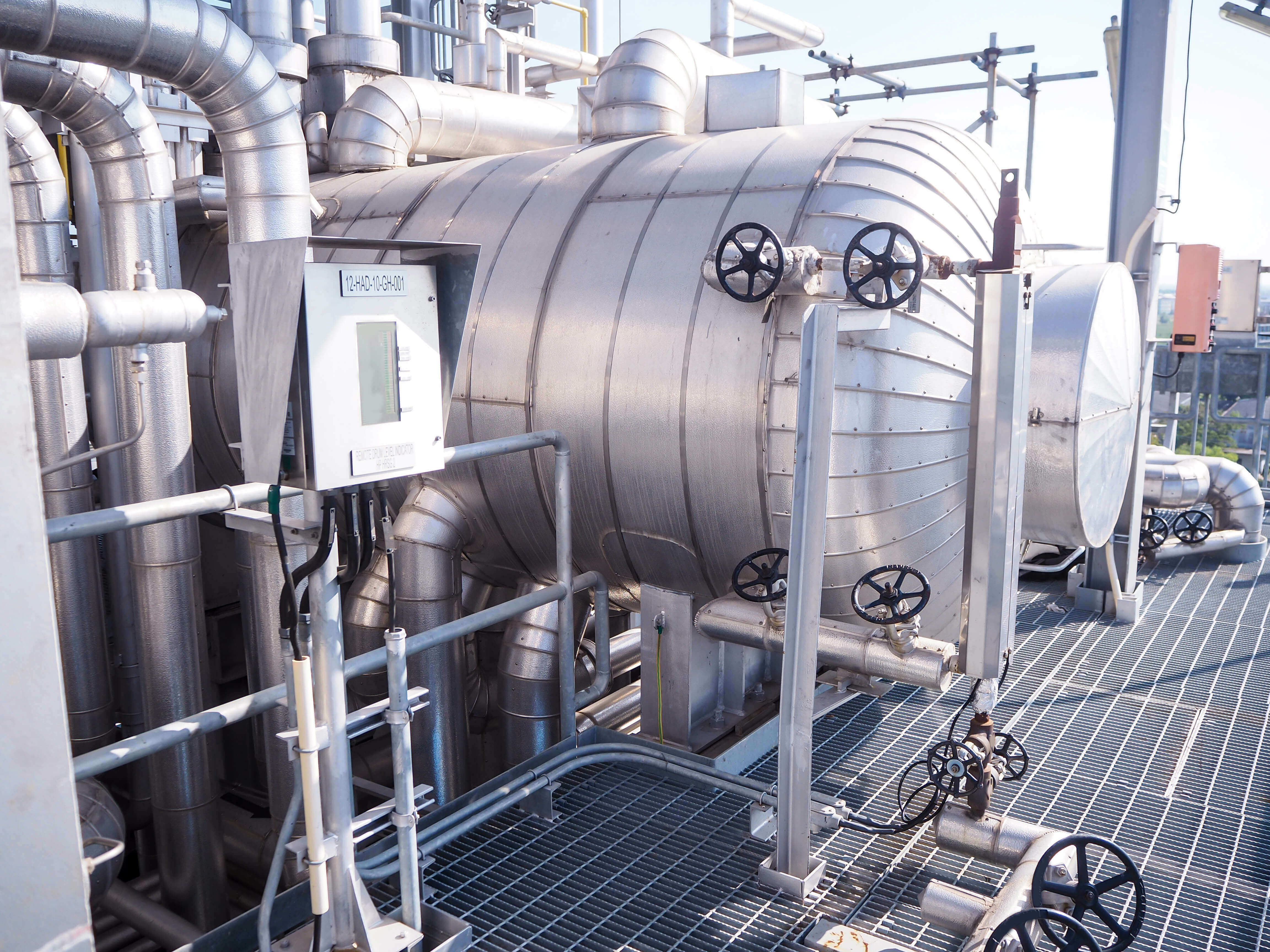 image of tank level monitoring plant