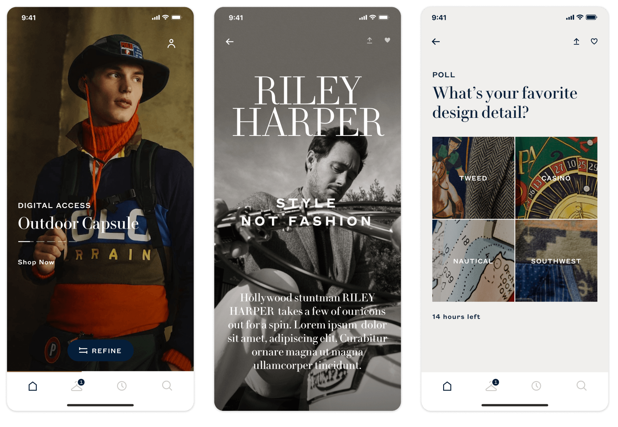 Mobile Ecommerce Editorial and Personalization