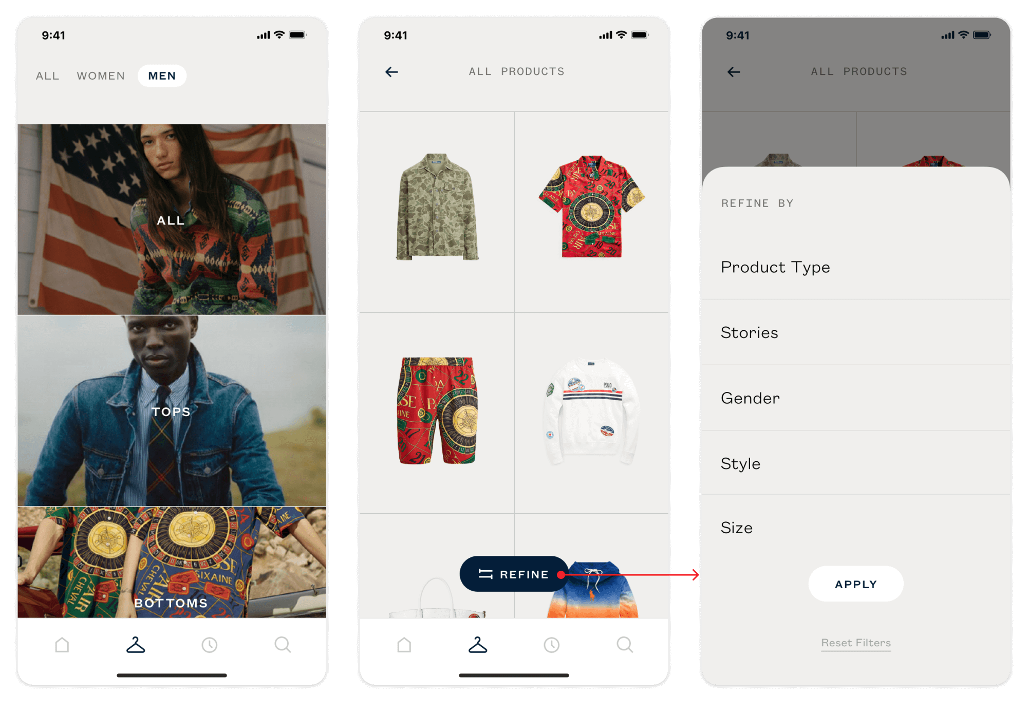 Mobile Ecommerce Editorial and Personalization