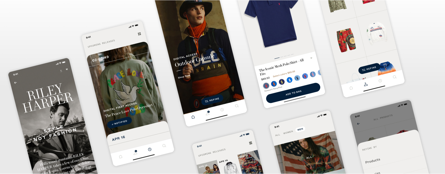 Fitness startup website design