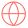 Red globe icon representing the world or global network.