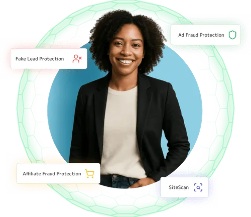 new version of hero image of marketer with SAF product names