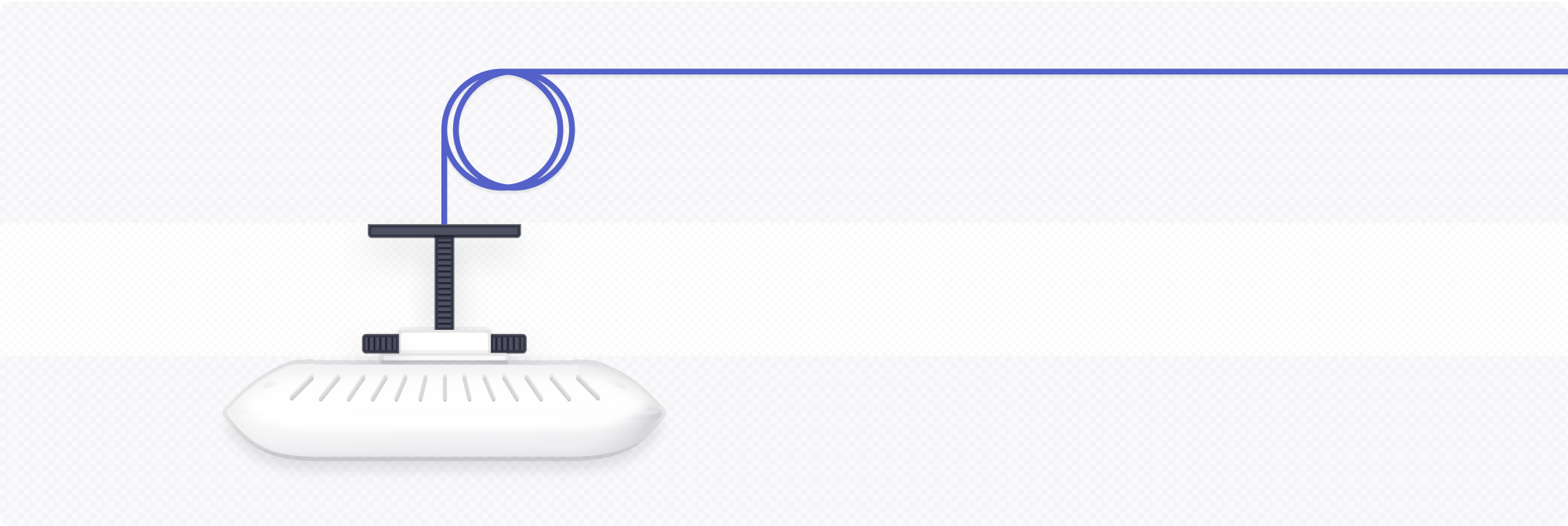 Diagram of a ceiling-mounted Wireless Access Point