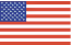 United States flag with red and white stripes and a blue canton with white stars.
