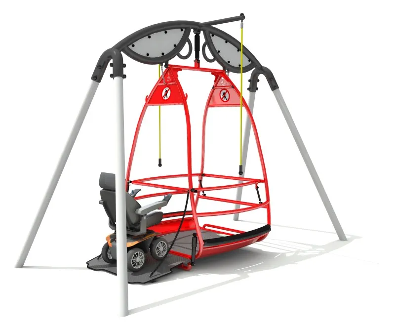Large Wheelchair Accessible Swing – Heavy-Duty Inclusive Swing for Electric Wheelchairs & SEN Users
