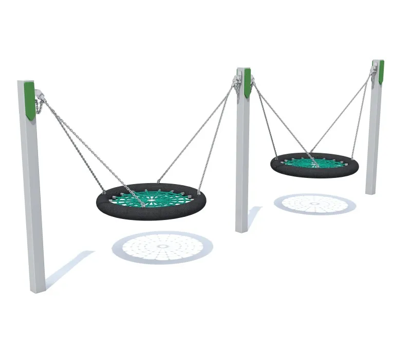 Double Bay Basket Swing – Inclusive Playground Nest Swings for Schools, Parks & SEN Spaces