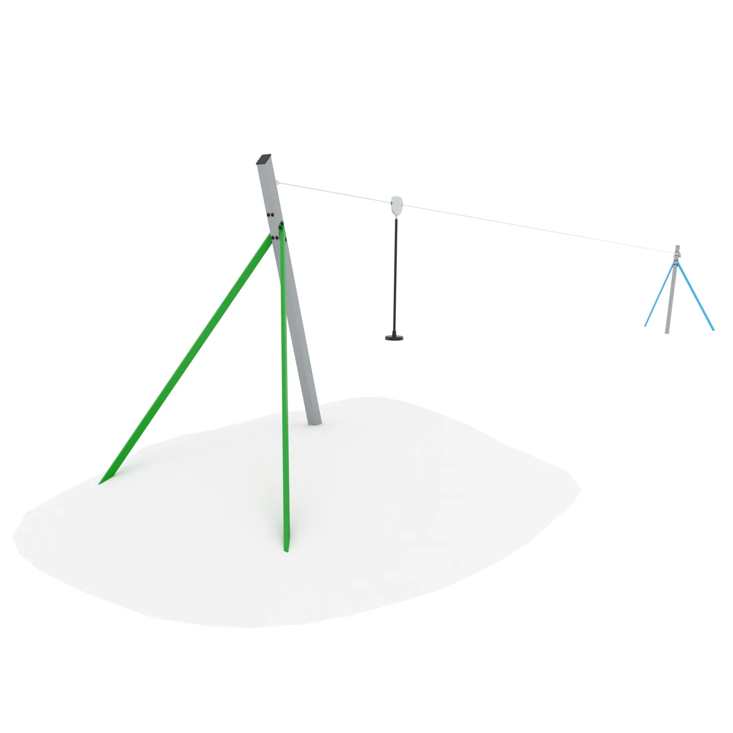 Steel Zipline – 25m Cableway