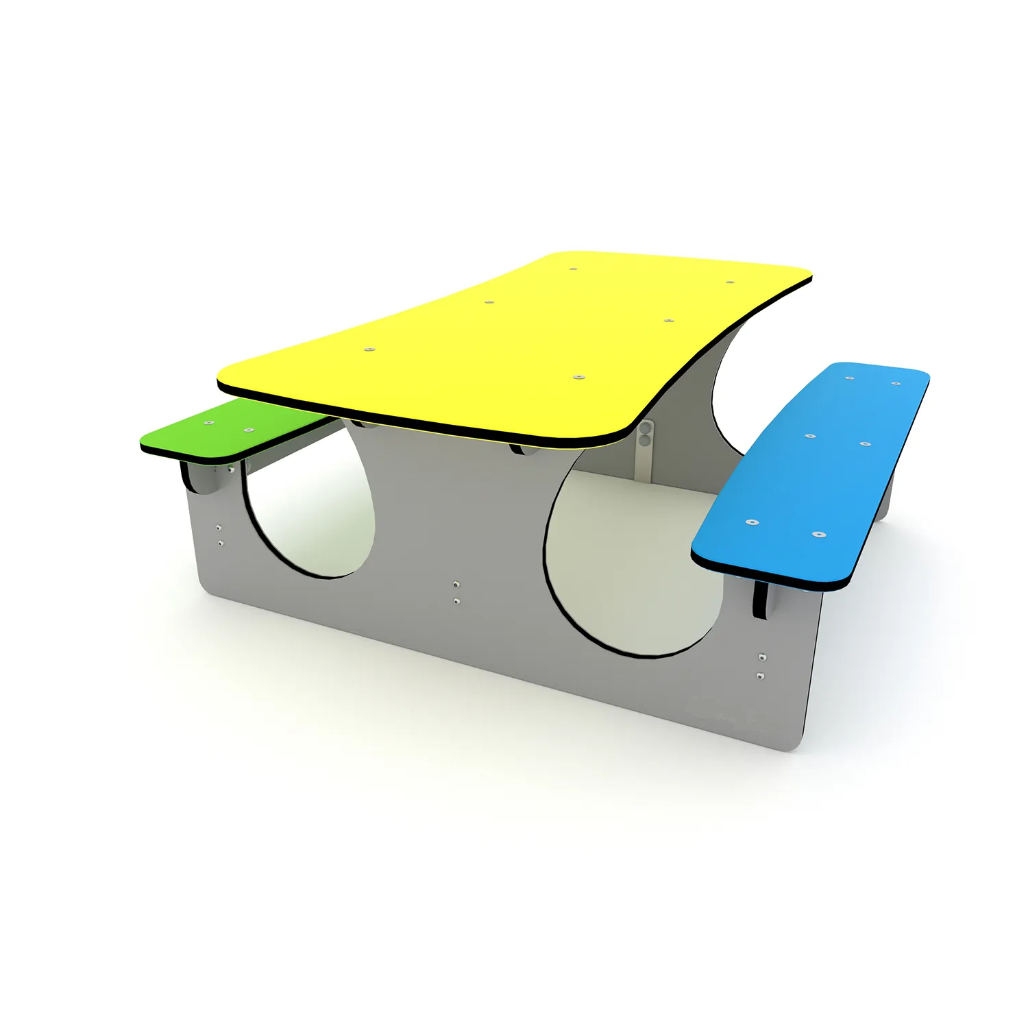 Multi-Colour Picnic Bench