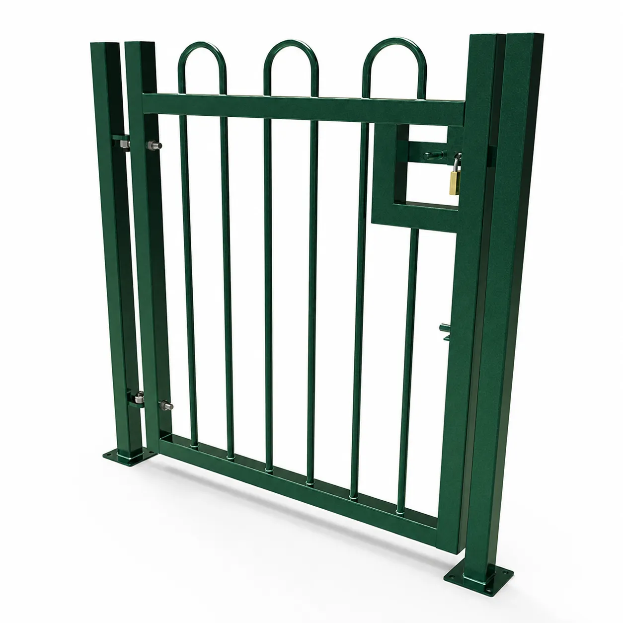 Playground Bow Top Gate for Schools, Parks & Public Play Areas | Play-Grade Steel Access Gate