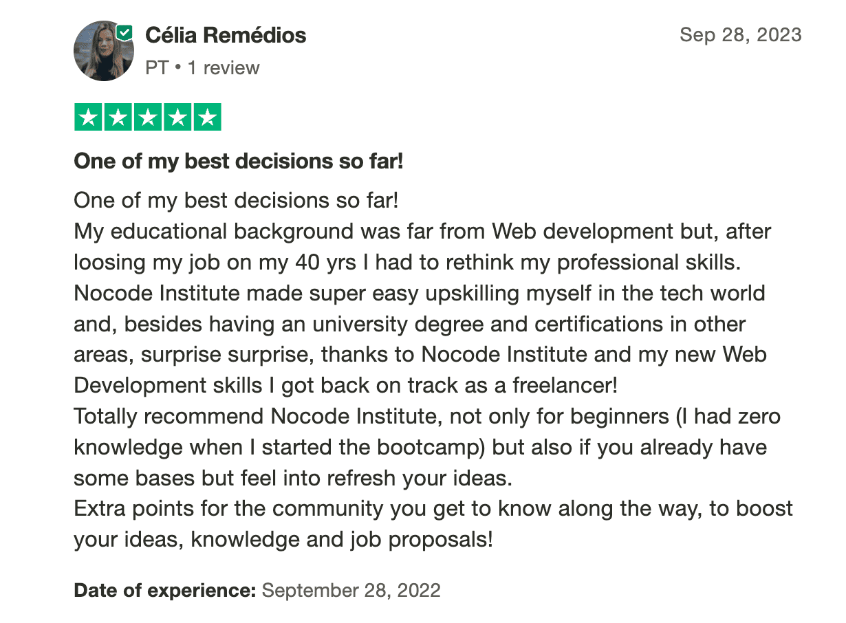 Testimonial Célia Remédios