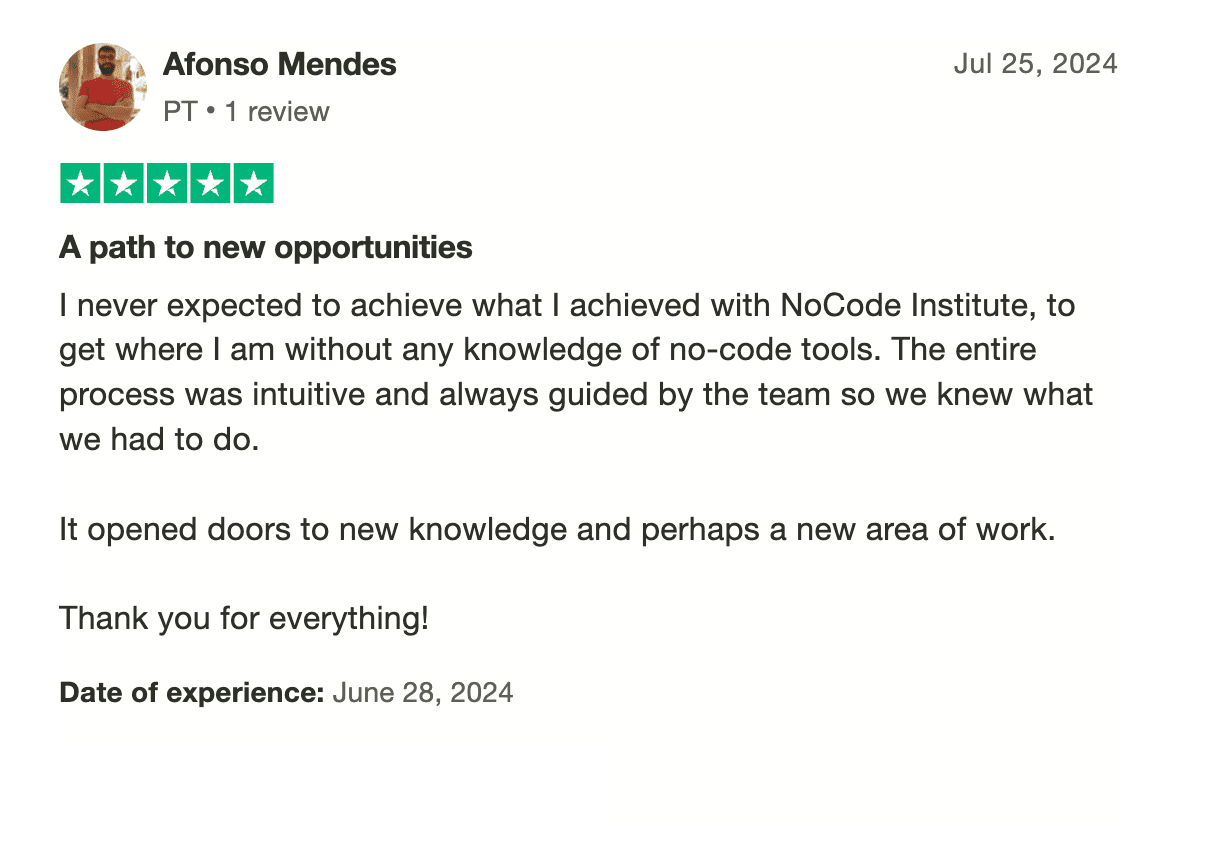 Testimonial Afonso Mendes