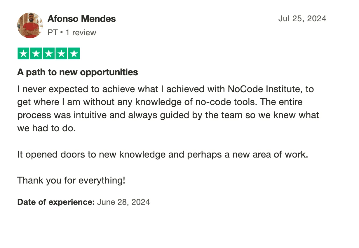 Testimonial Afonso Mendes