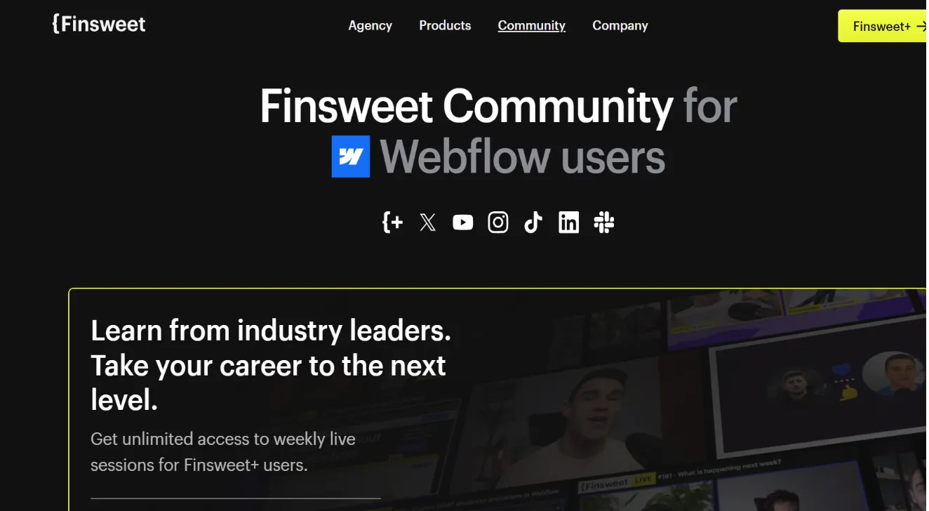 3. Finsweet Community