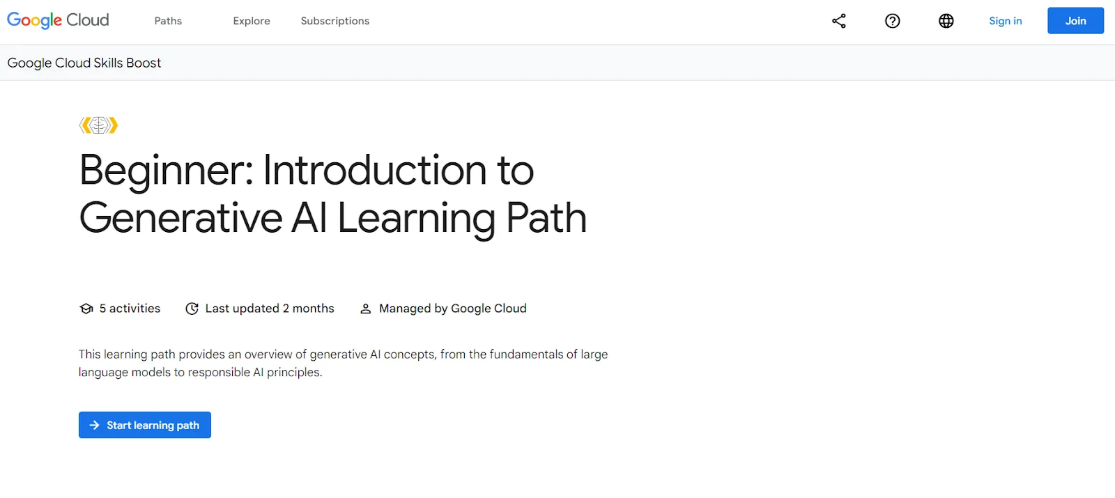 Google Cloud Skills Boost