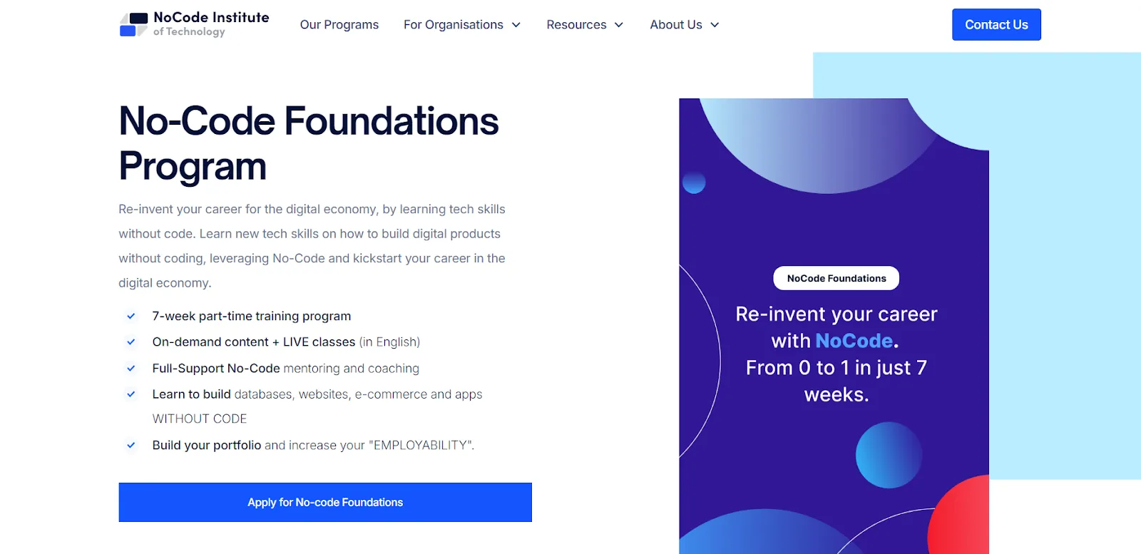 NoCode Foundations