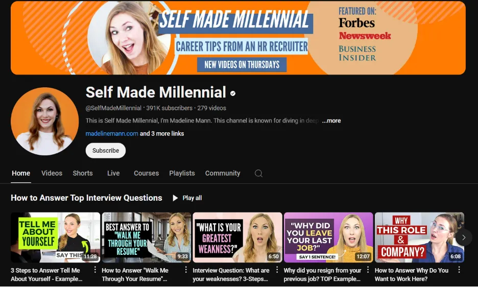1. Self Made Millennial by Madeline Mann