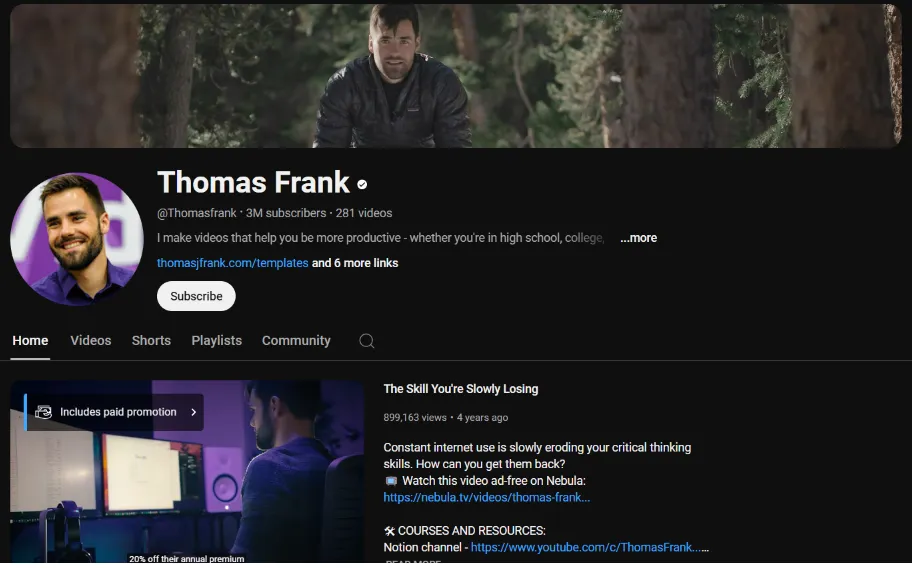 3. Thomas Frank