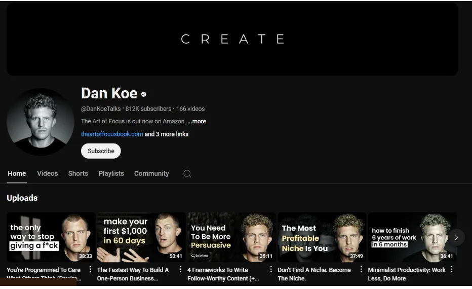 1. The Art of Focus by Dan Koe