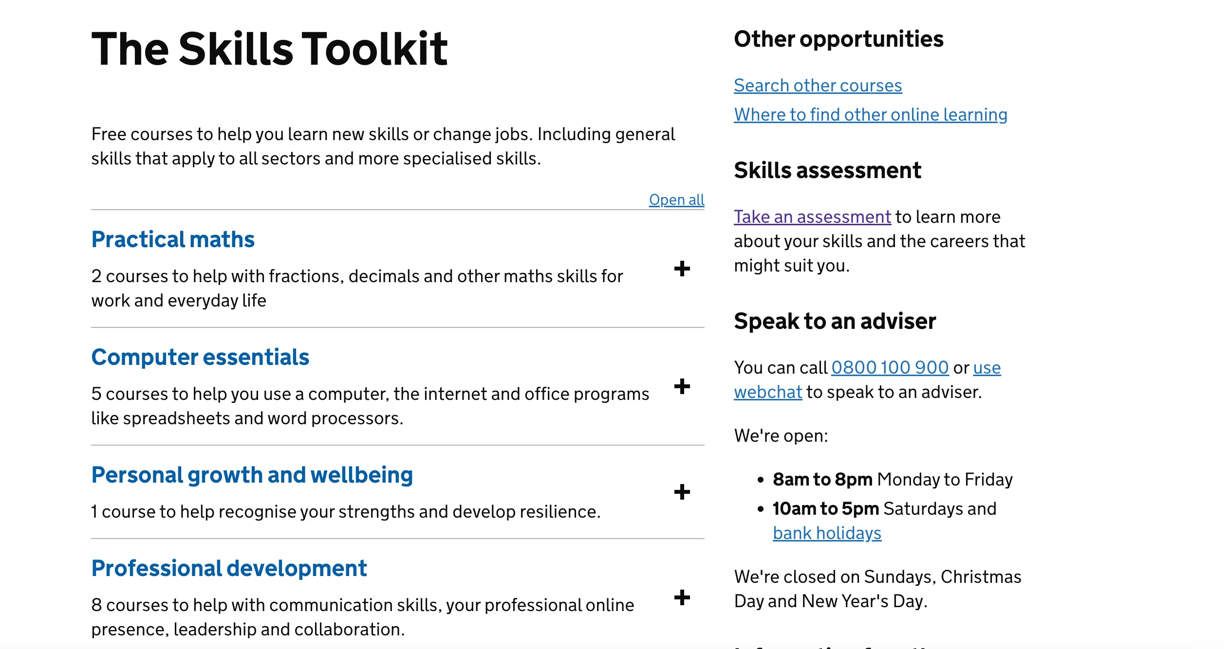 The Skills Toolkit
