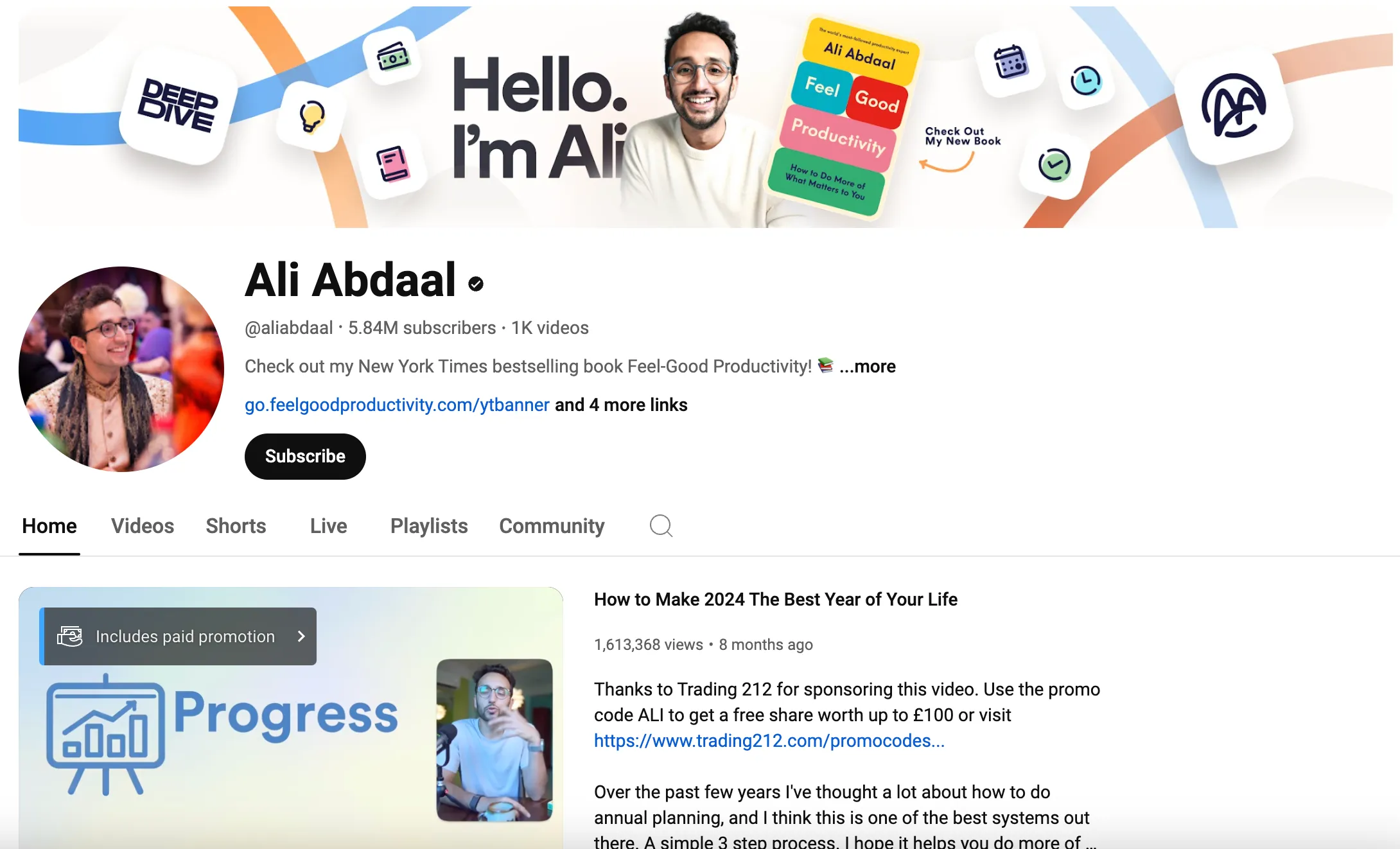 Productivity Strategies and Tools - Ali Abdaal