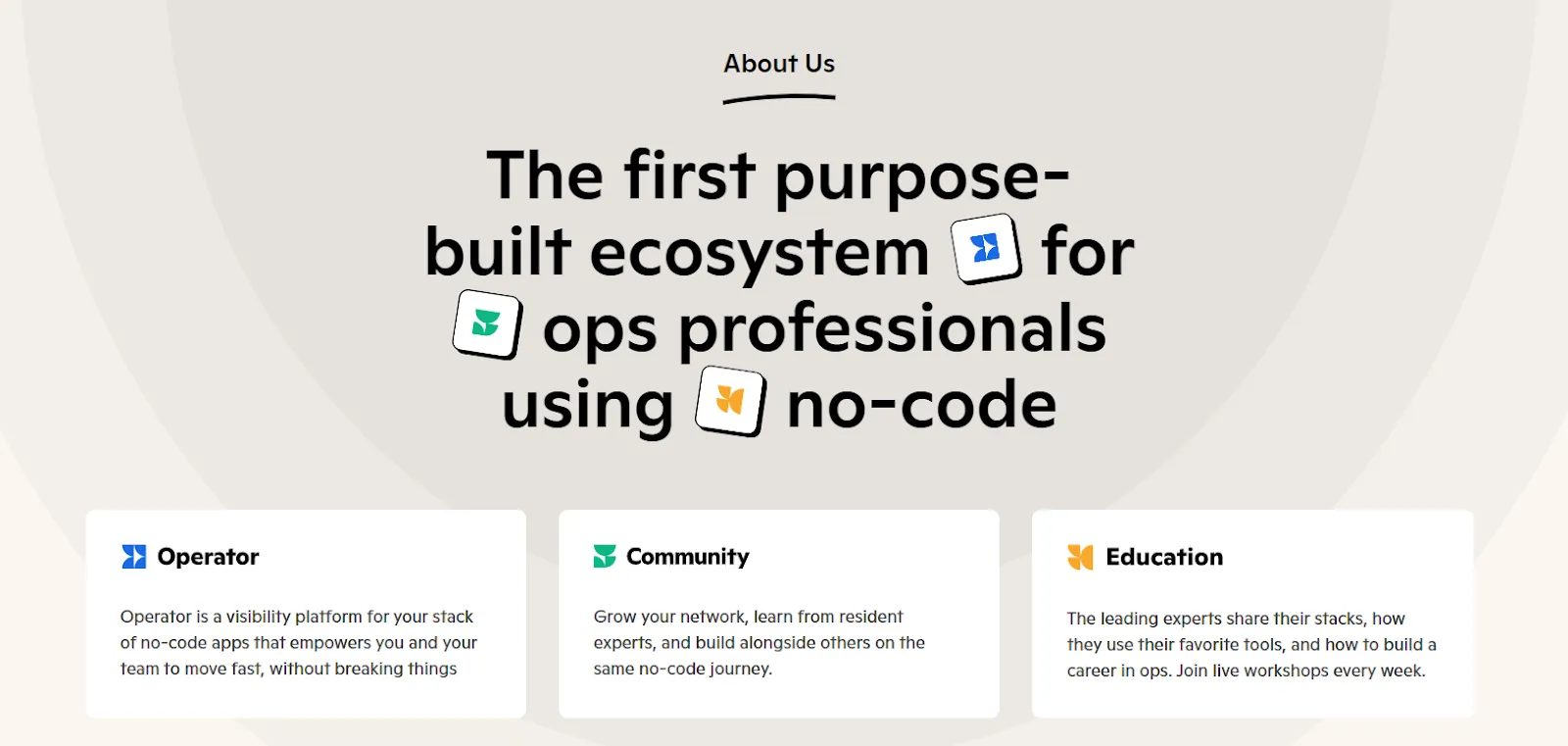 About NoCode Ops.