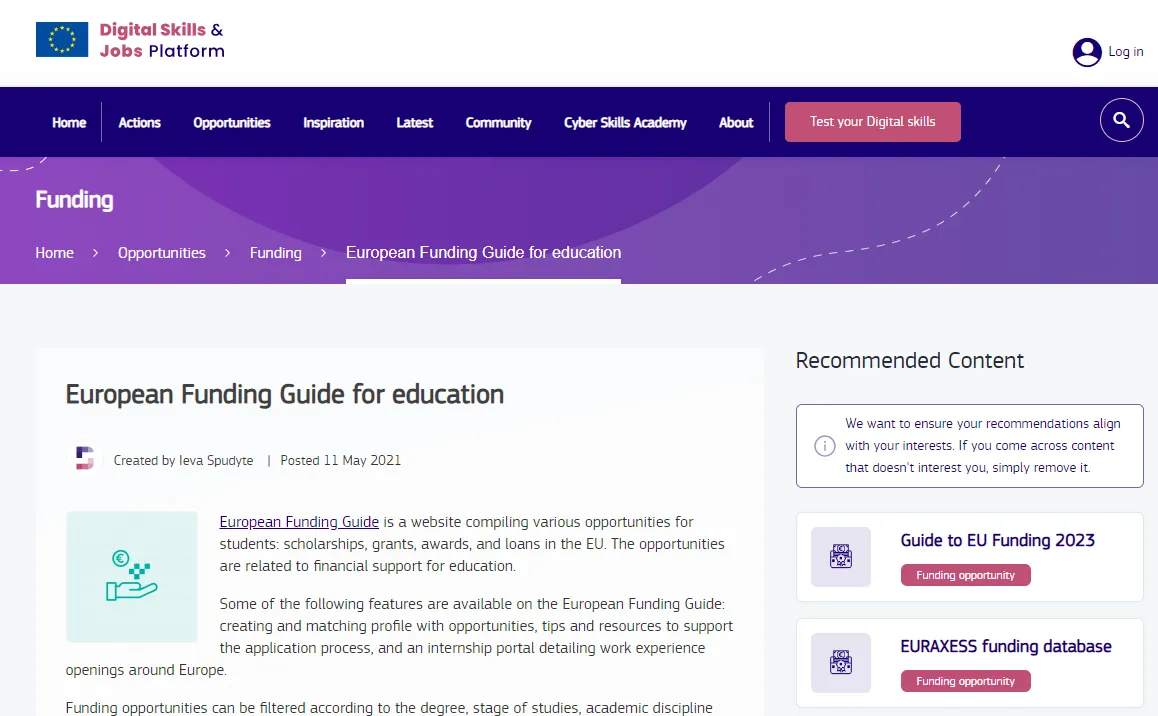 1. European Funding Guide