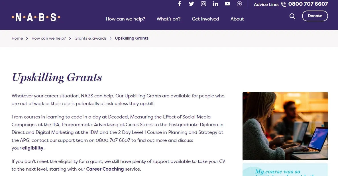 1. Upskilling Grants