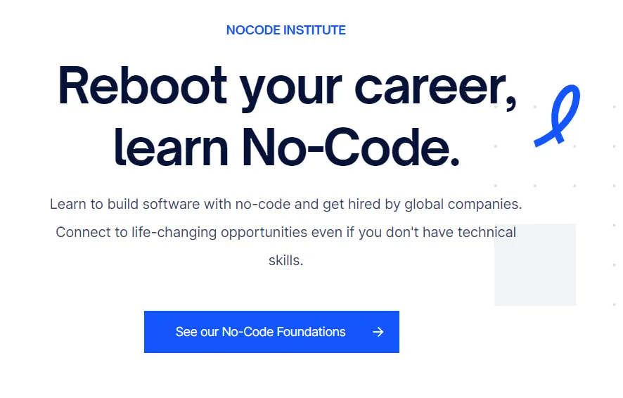 Weak Business Structure —> Learn No-Code Tools
