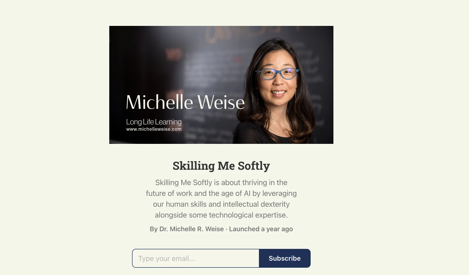 Skilling Me Softly Newsletter