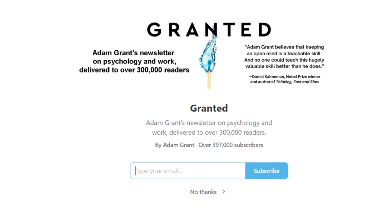 2. Granted – Adam Grant