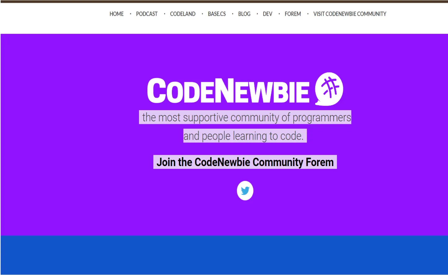 6. CodeNewbie